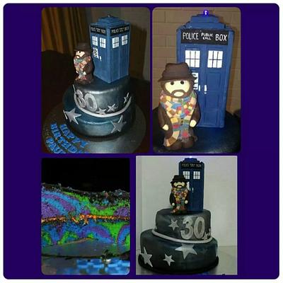 Dr who - Cake by Rachel's Homemade Cakes 