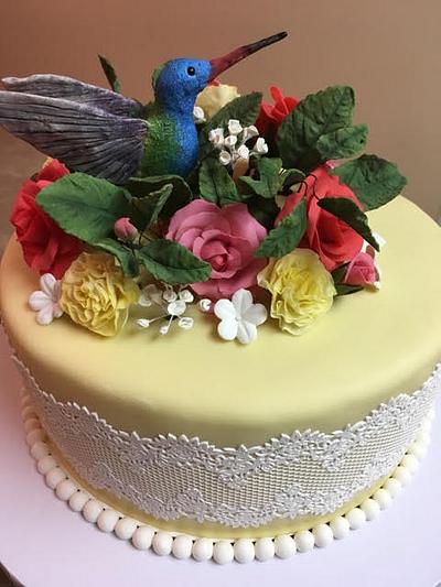 Hummingbird cake - Cake by Sweet Art Cakes