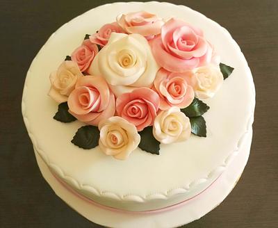 Roses - Cake by Geek Cake
