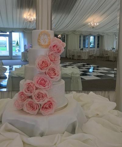 Fresh Flower Wedding Cake - Cake by Eden Cake Company