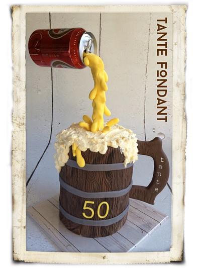 floating beercan - Cake by Tante Fondant