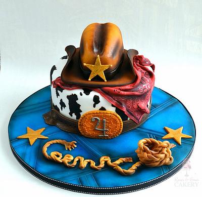 Cowboy Cake!  - Cake by Karen Keaney