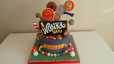 Willy wonka cake - Cake by Amy's Bespoke Cakes