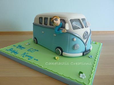 VW Campervan Cake - Cake by Caketastic Creations