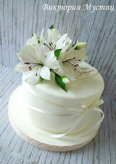 Alstroemeria  - Cake by Victoria