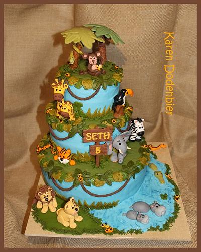 Deep in the jungle.... - Cake by Karen Dodenbier