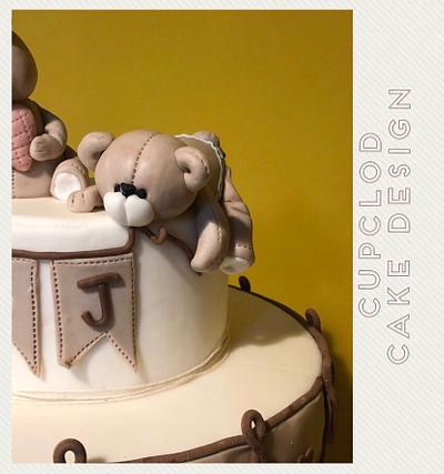 Shana & Jordan BDay 💙💜 - Cake by CupClod Cake Design