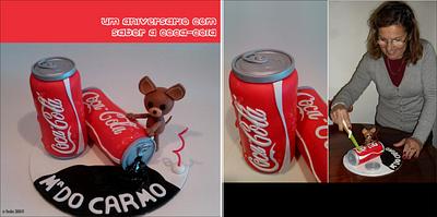 Maria do Carmo's Chihuahua and Coca Cola Addict! :) - Cake by Bela Verdasca