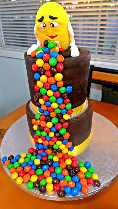 M & M's Cake - Cake by Love for Sweets