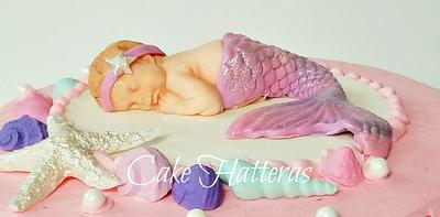 Baby Mermaid Baby Shower - Cake by Donna Tokazowski- Cake Hatteras, Martinsburg WV