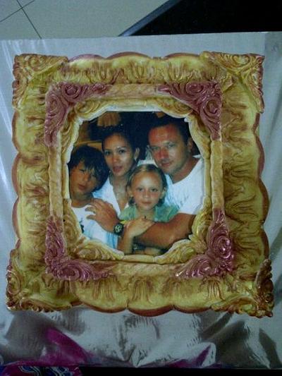 The Rustic Baliness Frame cake - Cake by Thia Caradonna