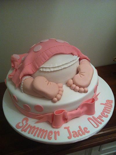 Sarah's Baby Shower cake - Cake by Bev Miller