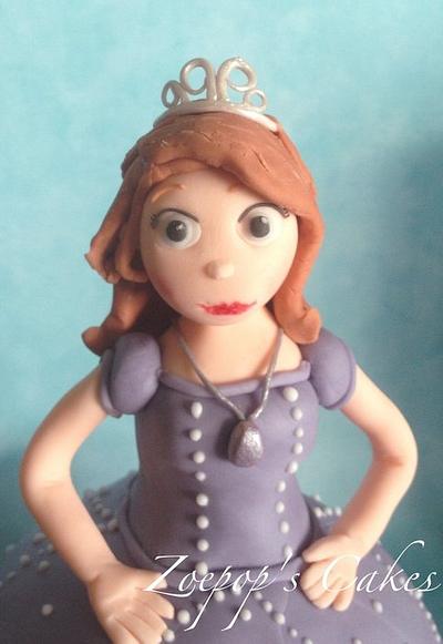 Sofia the First and Clover - Cake by Zoepop