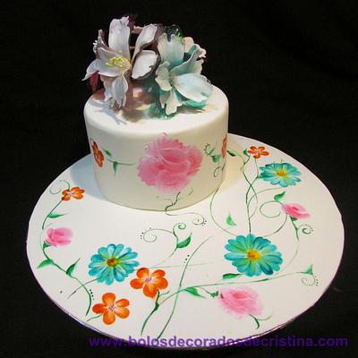 Spring Cake - Cake by Cristina Arévalo- The Art Cake Experience