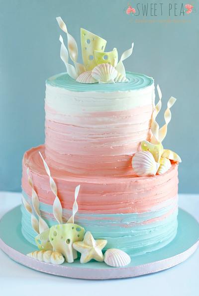 Buttercream Ombré - Cake by Sweet Pea Tailored Confections