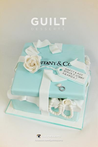 Tiffany Box - Cake by Guilt Desserts