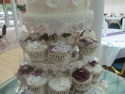 birdcage wedding tower  - Cake by Cathy Clynes