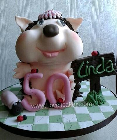 Linda Hedgehog - Cake by Love it cakes