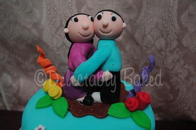 Anniversary Cake - Cake by Delectably Baked