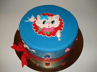 mim-pi cat - Cake by Veerle Bongaers