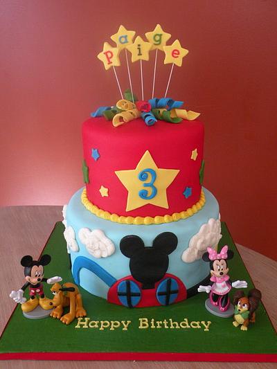 Mickey Mouse Clubhouse - Cake by Dani Johnson