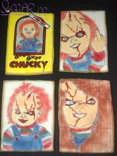 Chucky doll cookies - Cake by suGGar GG