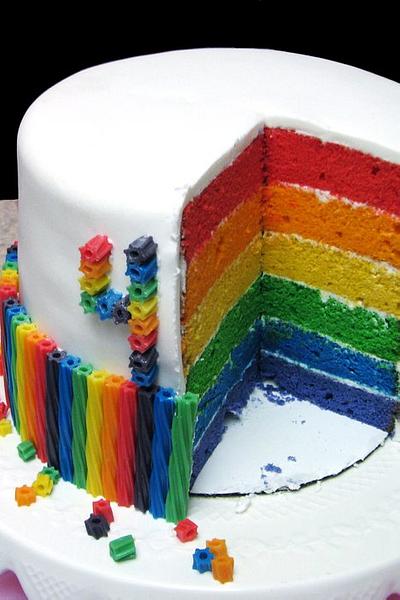 Ella's Rainbow Cake - Cake by Sarah