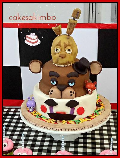 FIVE NIGHTS AT FREDDY'S - Cake by Andy Cat