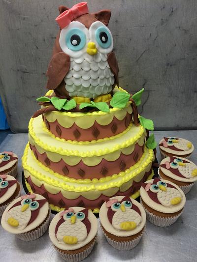 Owl - Cake by Marc De Kock