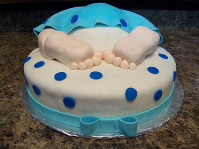 Baby butt cake - Cake by Brandie Evans