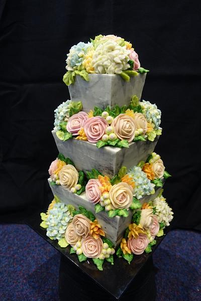 Blooms - Cake by Queen of Hearts Couture Cakes