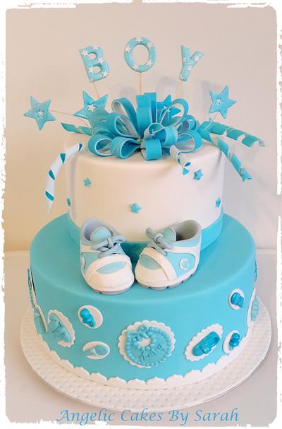 It's a Boy Baby Shower cake - Cake by Angelic Cakes By Sarah