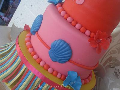 hawaiian themed cake - Cake by yvonne