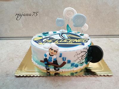 For hockey boy  - Cake by Marianna Jozefikova
