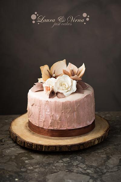 Rustic and elegant cake - Cake by Laura e Virna just cakes