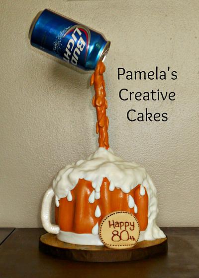 Bud Light  - Cake by Pamela Sampson Cakes
