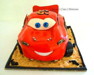 3D Lightning McQueen Cake !!! - Cake by ShrutisCakeAddiction