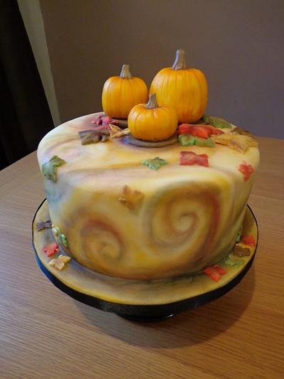 Autumn Inspired Cake. - Cake by Zoe White