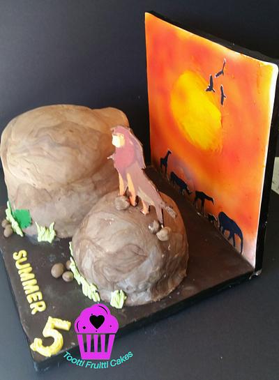 Lion King cake - Cake by TooTTiFruiTTi