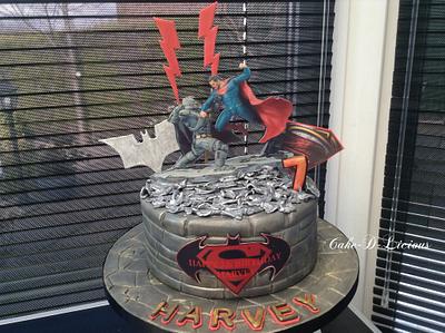 New Batman Vs Superman Cake - Cake by Sweet Lakes Cakes