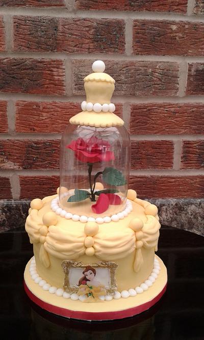 Belle Birthday cake - Cake by Karen's Kakery