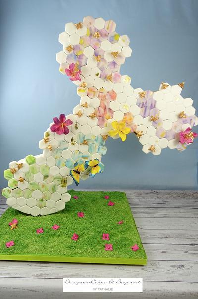 Honeycomb - Sweet Summer Collaboration - Cake by Designer-Cakes & Sugarart by Nathalie