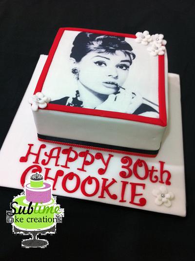 AUDREY HEPBURN - Cake by Sublime Cake Creations