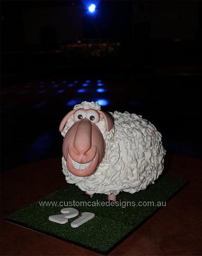 Sheep Cake - Cake by Custom Cake Designs
