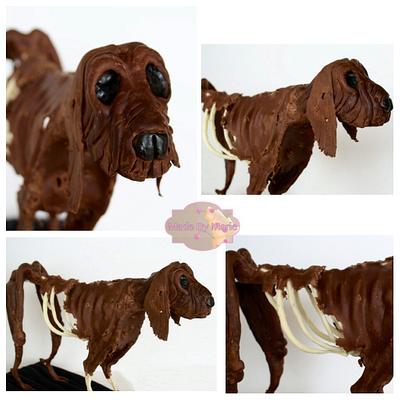 Rusty the Ghost Dog - Cake by Maried