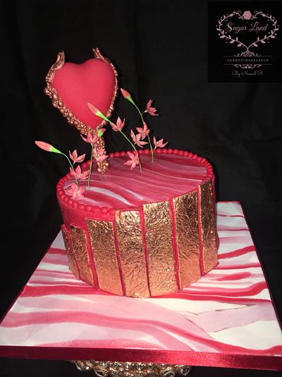 Sweet valentines  - Cake by Sugar Land By Naoual 