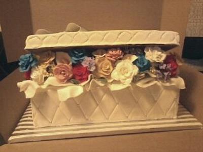 box of flowers - Cake by juicybon