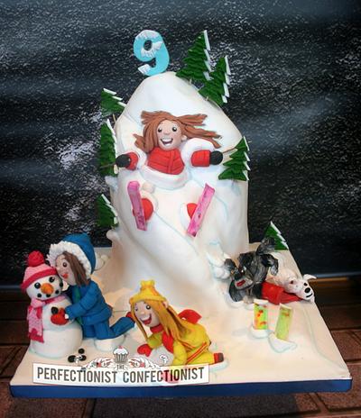 The Triplets turn 9 - Cake by Niamh Geraghty, Perfectionist Confectionist