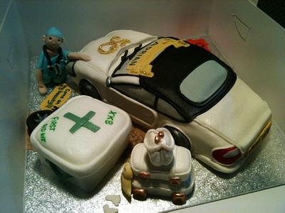The Jag & the Doctor - Cake by Eve