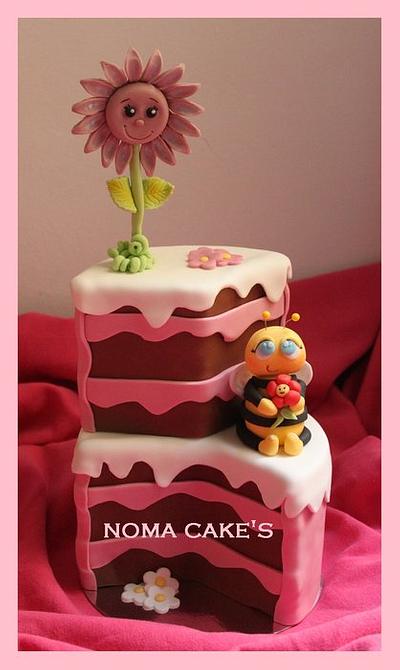TARTA PRIMAVERA, SPRING CAKE - Cake by Sílvia Romero (Noma Cakes)